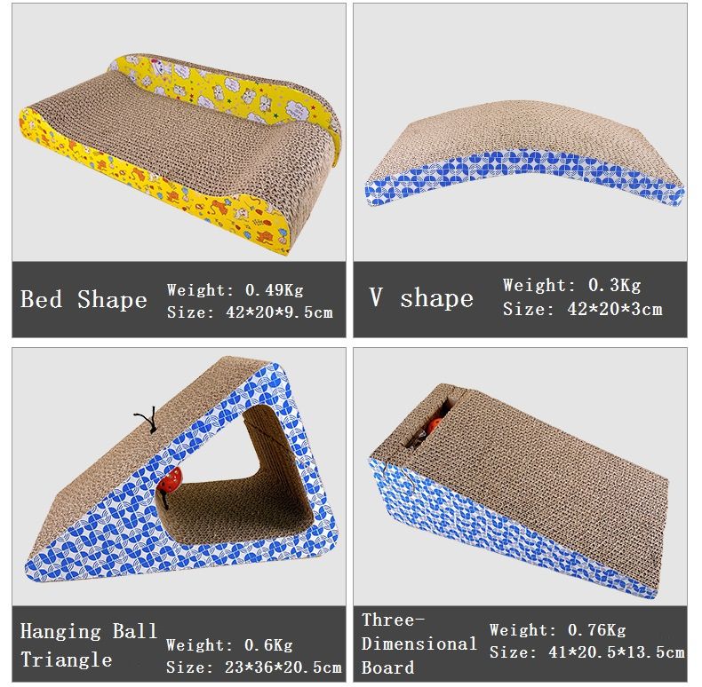 Yellow Cat Scratching Board